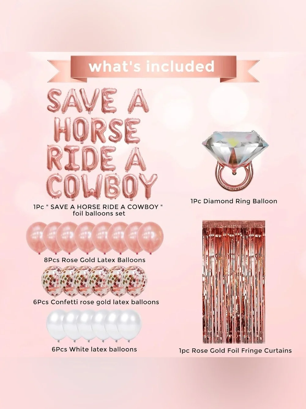 Rose gold “Save a Horse Ride a Cowboy